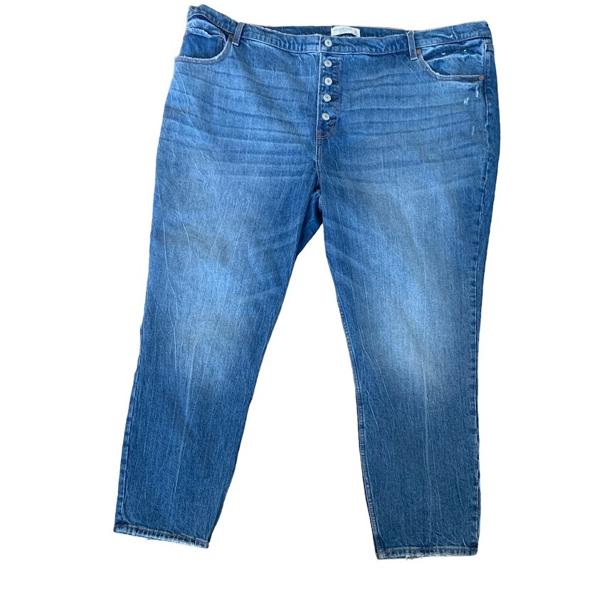 Abercrombie & Fitch The Skinny High Rise Button Fly Womens Denim Jeans 37 Long