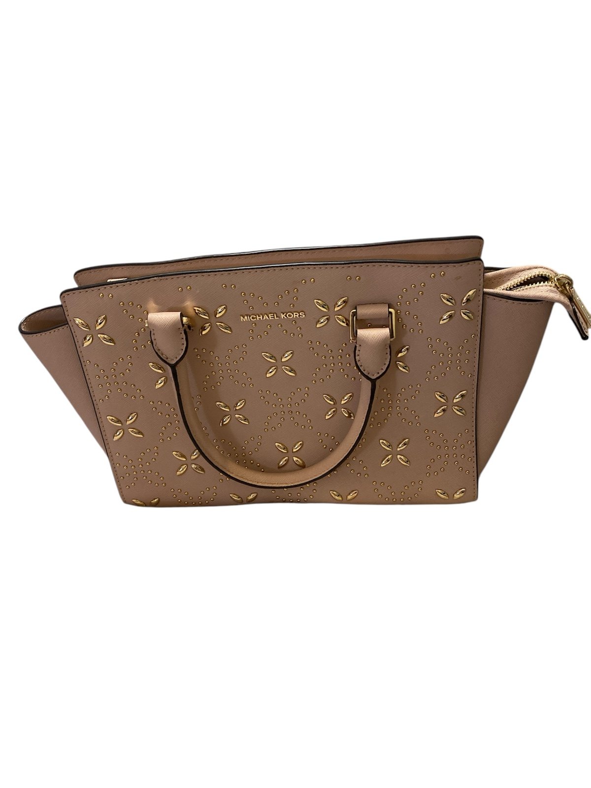 Michael Kors Pink and Gold Medium Selma