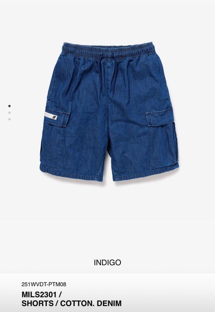WTAPS MILS2301 / Shorts / Cotton. Denim Indigo | HAVEN