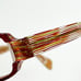 Face A Face Eyeglasses Axess 4 COL 695 Merlot/Striped France 51-15-135 Handmade