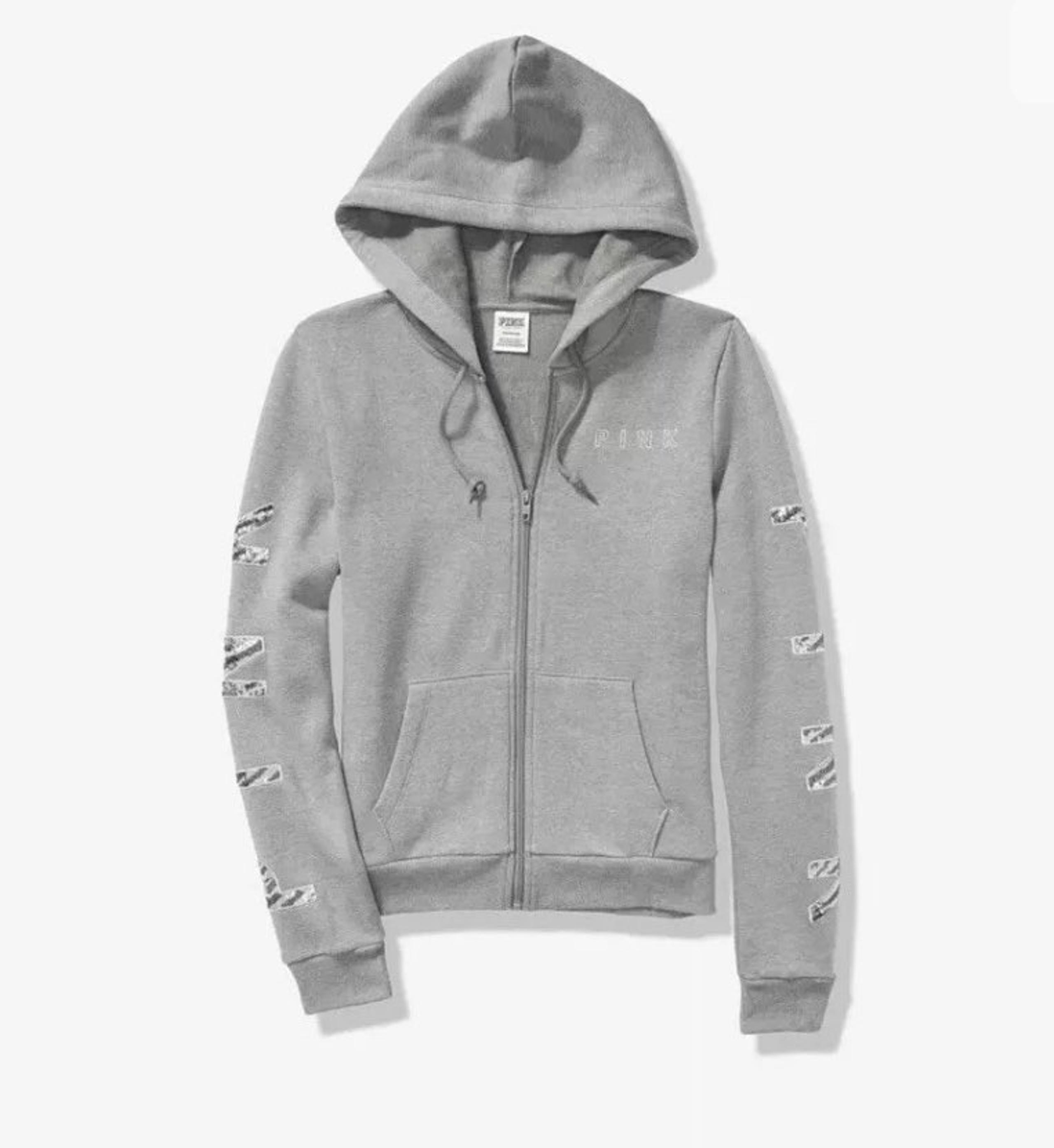 Victoria secret pink bling full zip hood
