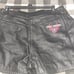 Vintage Harley Davidson leather shorts.