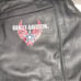Vintage Harley Davidson leather shorts.