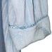 Vintage Oscar De La Renta Light Blue Zip Front Push Robe Size L/XL