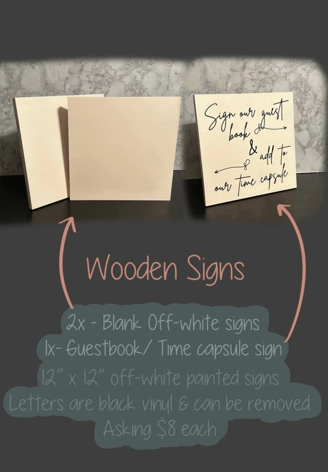 Wedding signage