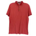 NWOT TED BAKER Polo Shirt Men 4 Red Geo Print Stripe Trim Short Sleeve Cotton