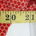 NWOT TED BAKER Polo Shirt Men 4 Red Geo Print Stripe Trim Short Sleeve Cotton