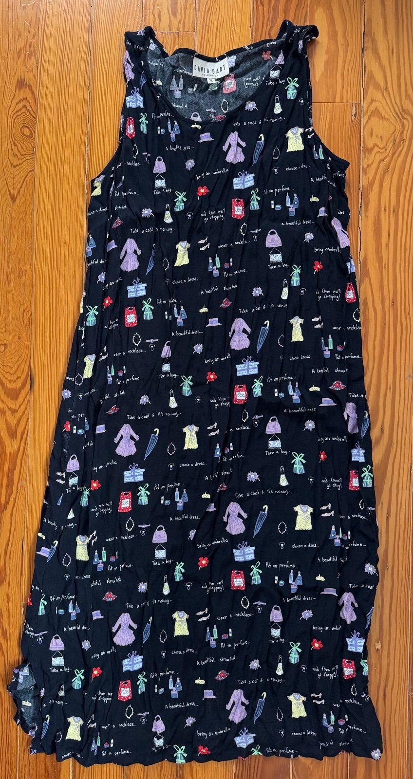 Vintage David Dart Dress