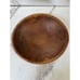 Vintage Senceni Hand Carved Wooden Salad Bowl Hand Carved Veggie Caricatures