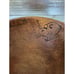 Vintage Senceni Hand Carved Wooden Salad Bowl Hand Carved Veggie Caricatures