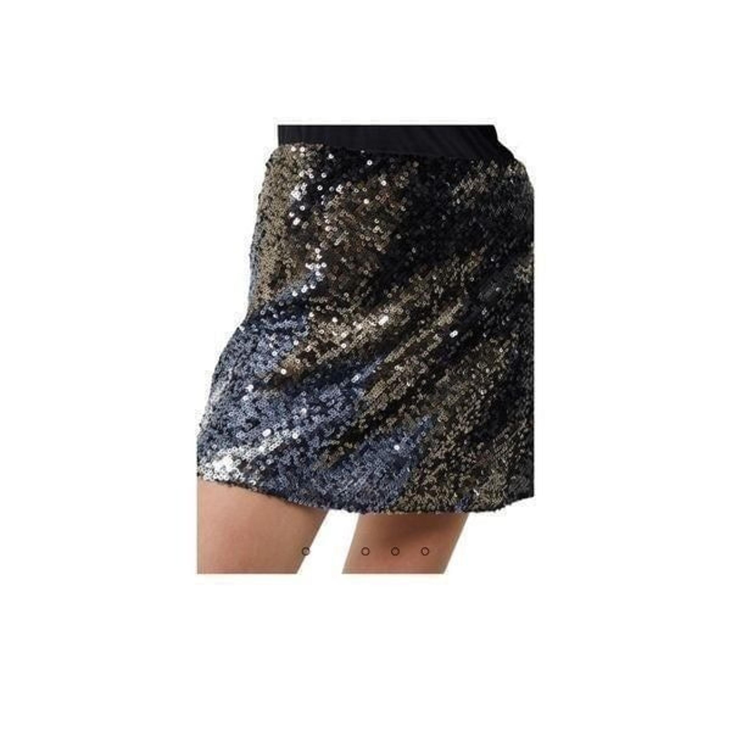 FRENCH CONNECTION Emin Sequined Mini Skirt Size US 6 NWOT