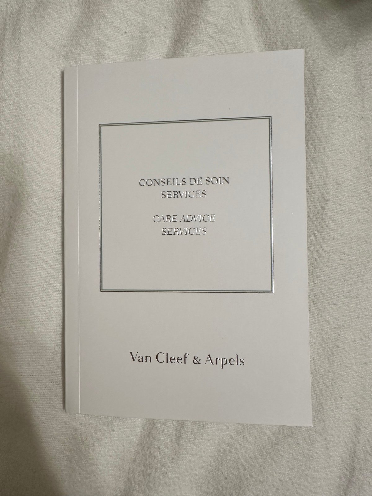 Van Cleef & Arpel - care book