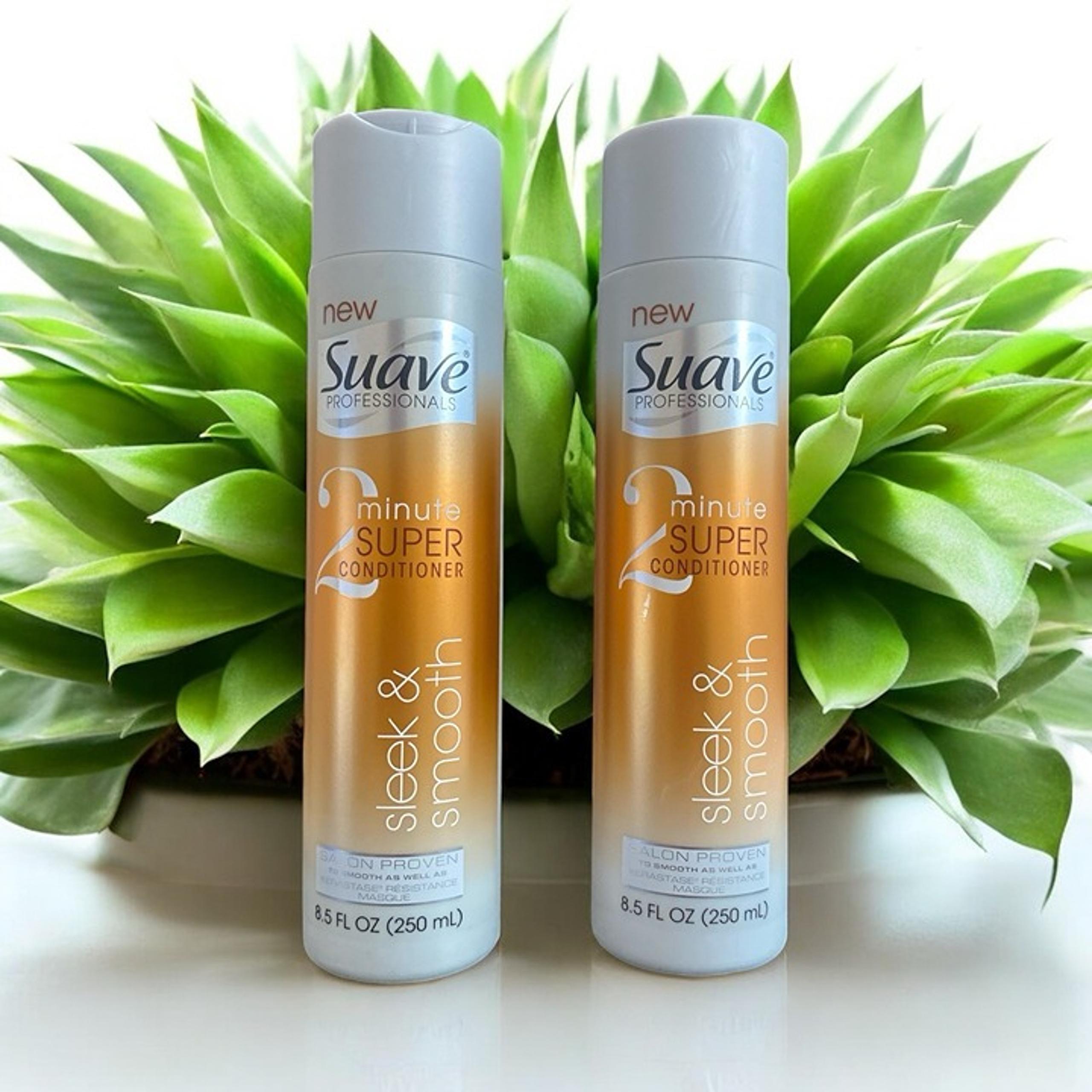 Suave Professionals Sleek & Smooth 2 Minute Super Conditioner 8.5 oz (2 Pack)