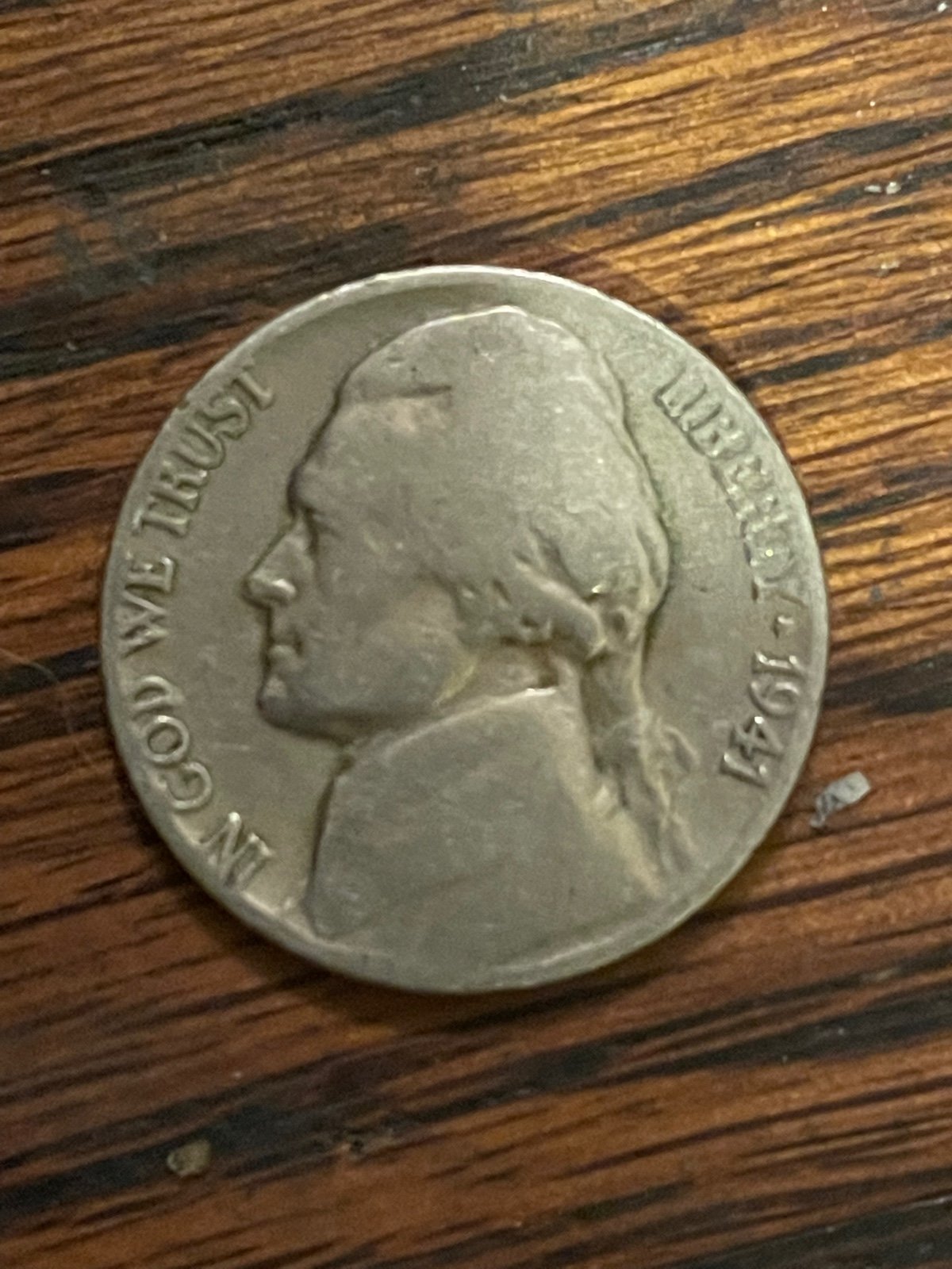 1941 nickel