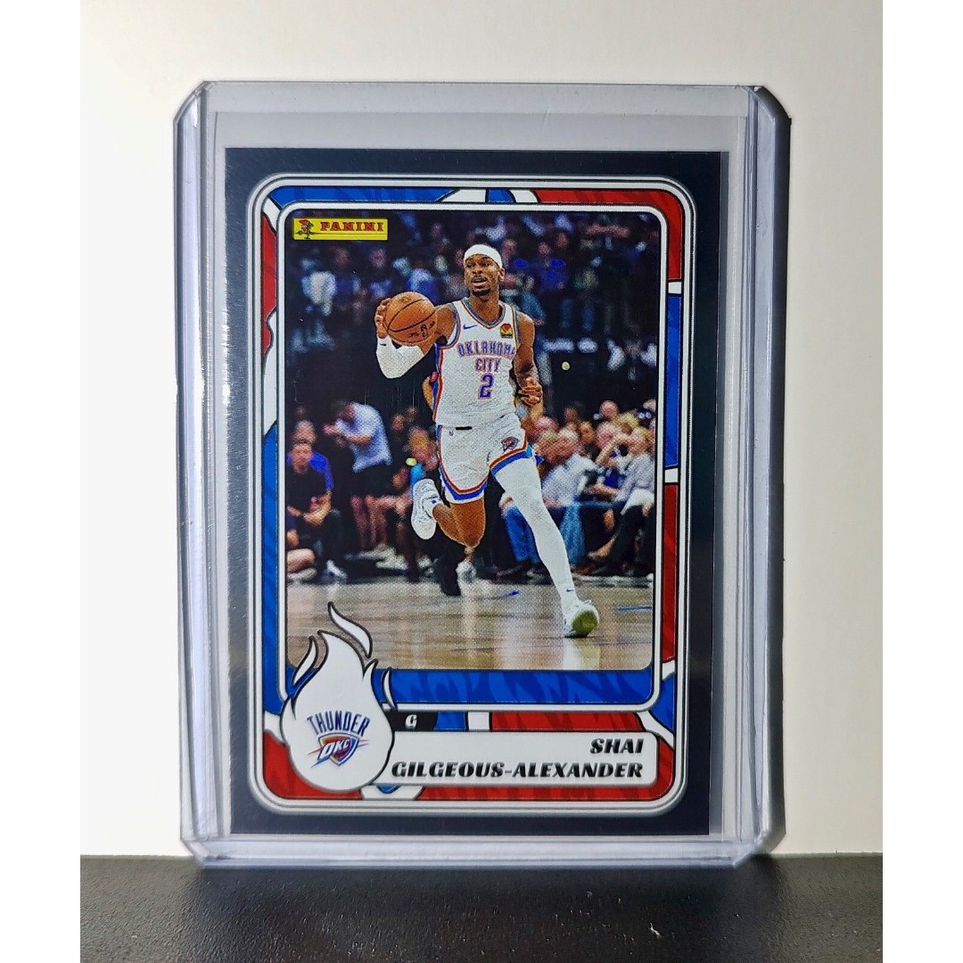 Shai Gilgeous-Alexander 2024-25 Panini NBA #2 Foil Sticker Card Thunder