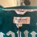 Juicy Couture luxurious emerald green bathrobe with silver writing faux fir -S/M