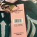 Juicy Couture luxurious emerald green bathrobe with silver writing faux fir -S/M