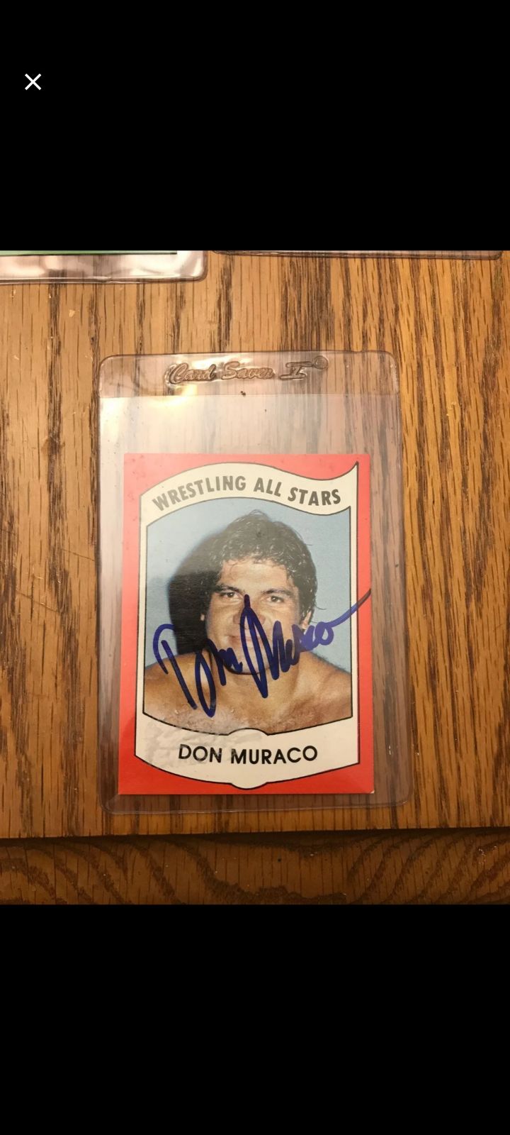 Wwe all stars Don Morocco signed card