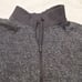 Lululemon Longsleeve Rest Less 1/2 zip mock shirt top black dark cast XS- S EUC