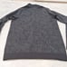 Lululemon Longsleeve Rest Less 1/2 zip mock shirt top black dark cast XS- S EUC
