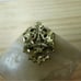 Vintage Coro crown shaped marquise crystals and moonstone brooch