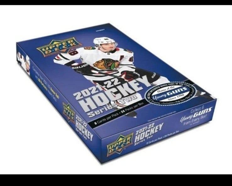 2021-22 Upper Deck Series 2 Hockey Hobby Box NHL Young Guns