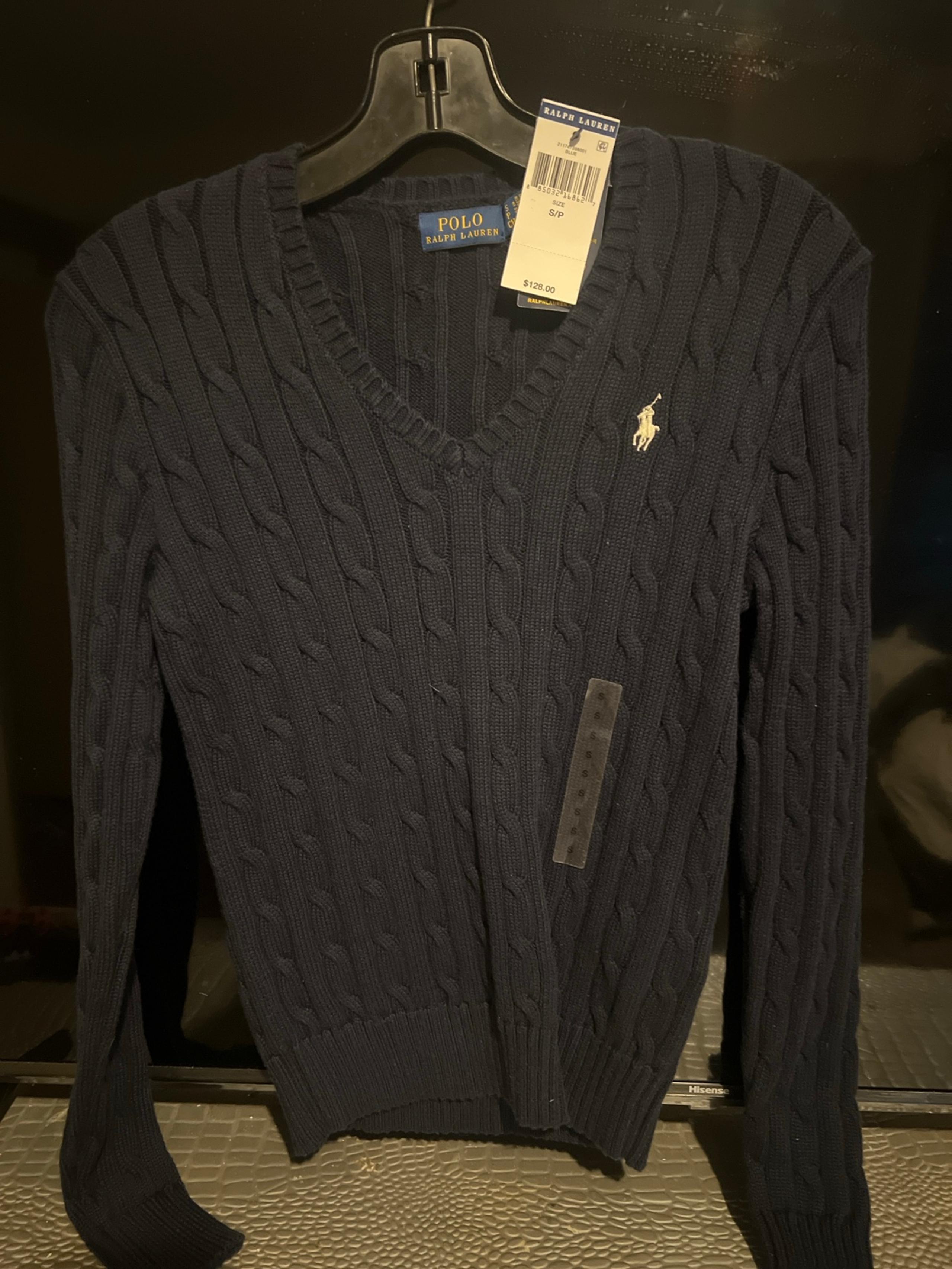 Ralph Lauren v neck women's sweater
