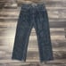 Southpole Y2K Embroidered Flap Pocket Crosses Grunge Baggy Jeans Men 34x31 Blue