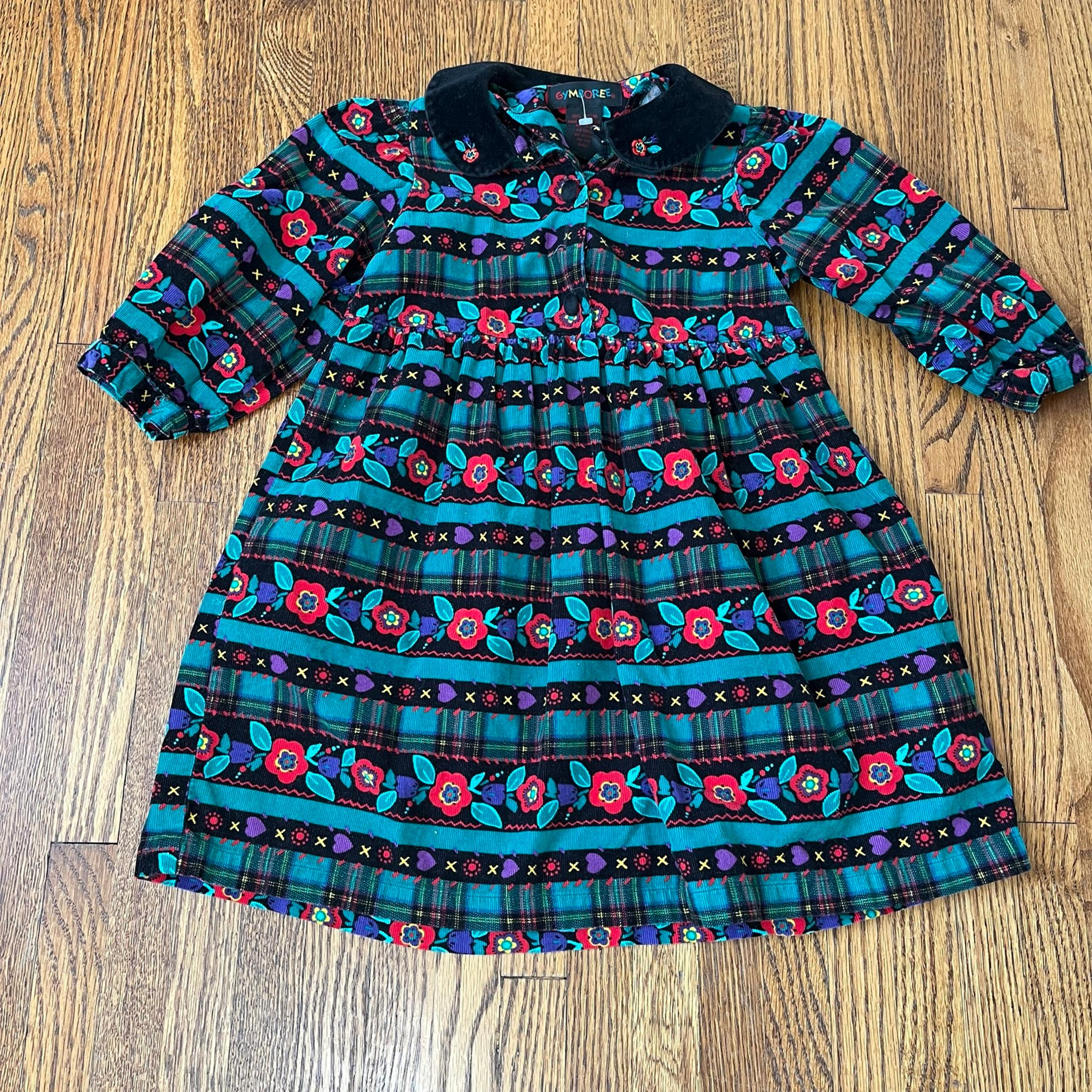 Vintage Gymboree Girls Winter Dress Size 2-3T
