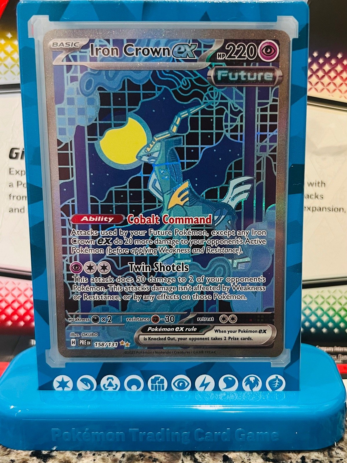 Iron Crown ex 158/131 - SIR Prismatic Evolutions Pokemon TCG - Mint