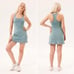 NWOT GIRLFRIEND COLLECTIVE Paloma Racerback Dress Lagoon Sz XXS Athletic Tennis
