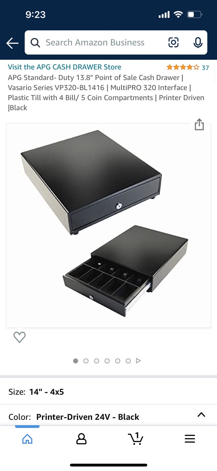 Retail cash drawer