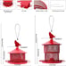 Bird Feeder for Outside Hanging, Squirrel Proof Hanging Metal Bird Feeders,Mesh