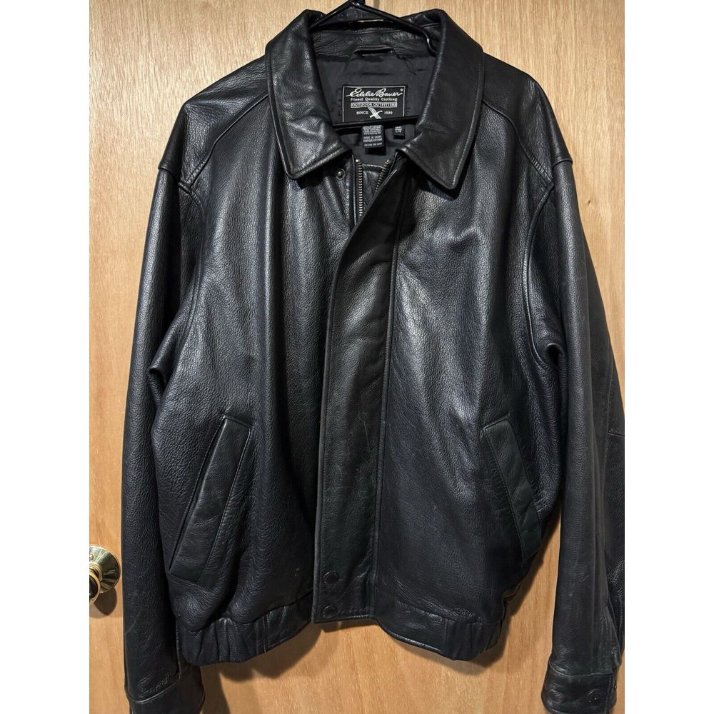 Eddie Bauer Leather Flight/Bomber Coats & Jackets for Men