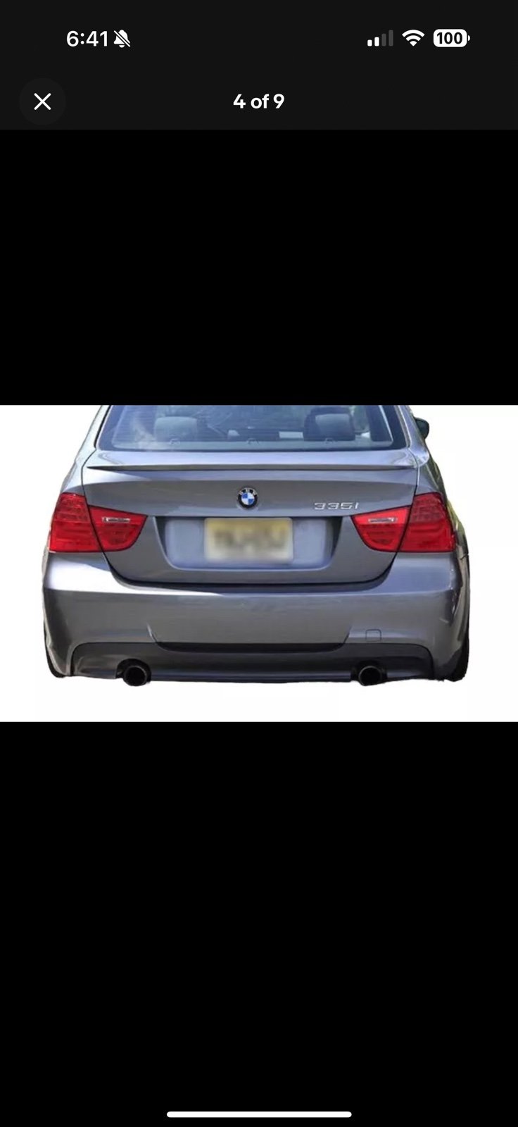 BMW E90 Rear Bumper Cover M-sport Package for 328i or 335i