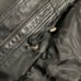 Vintage 80s Seventh Avenue Black Leather Men’s Cincher Trench Coat Grunge M