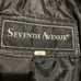 Vintage 80s Seventh Avenue Black Leather Men’s Cincher Trench Coat Grunge M