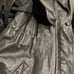 Vintage 80s Seventh Avenue Black Leather Men’s Cincher Trench Coat Grunge M