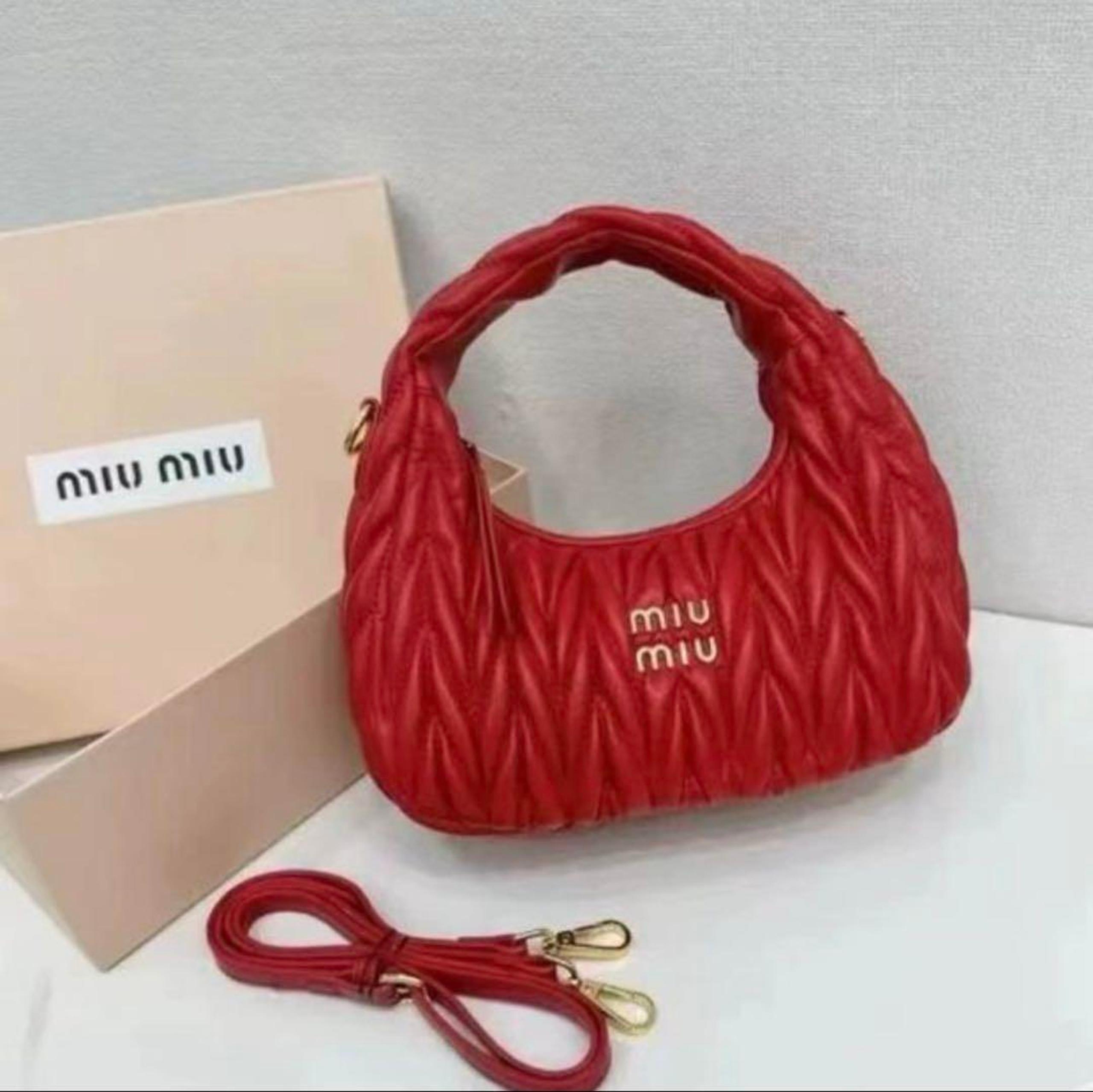 MIU MIU Red Shoulder Bag