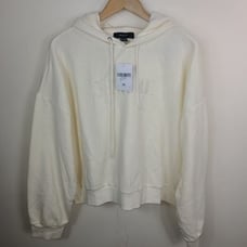 Forever 21 Crop Femme Thick Knit Hoodie