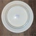 DELCO ROYAL CERAMICOR PORCELAIN BREAD PLATE SWIRL BORDER 6 1/2 diameter. Set of