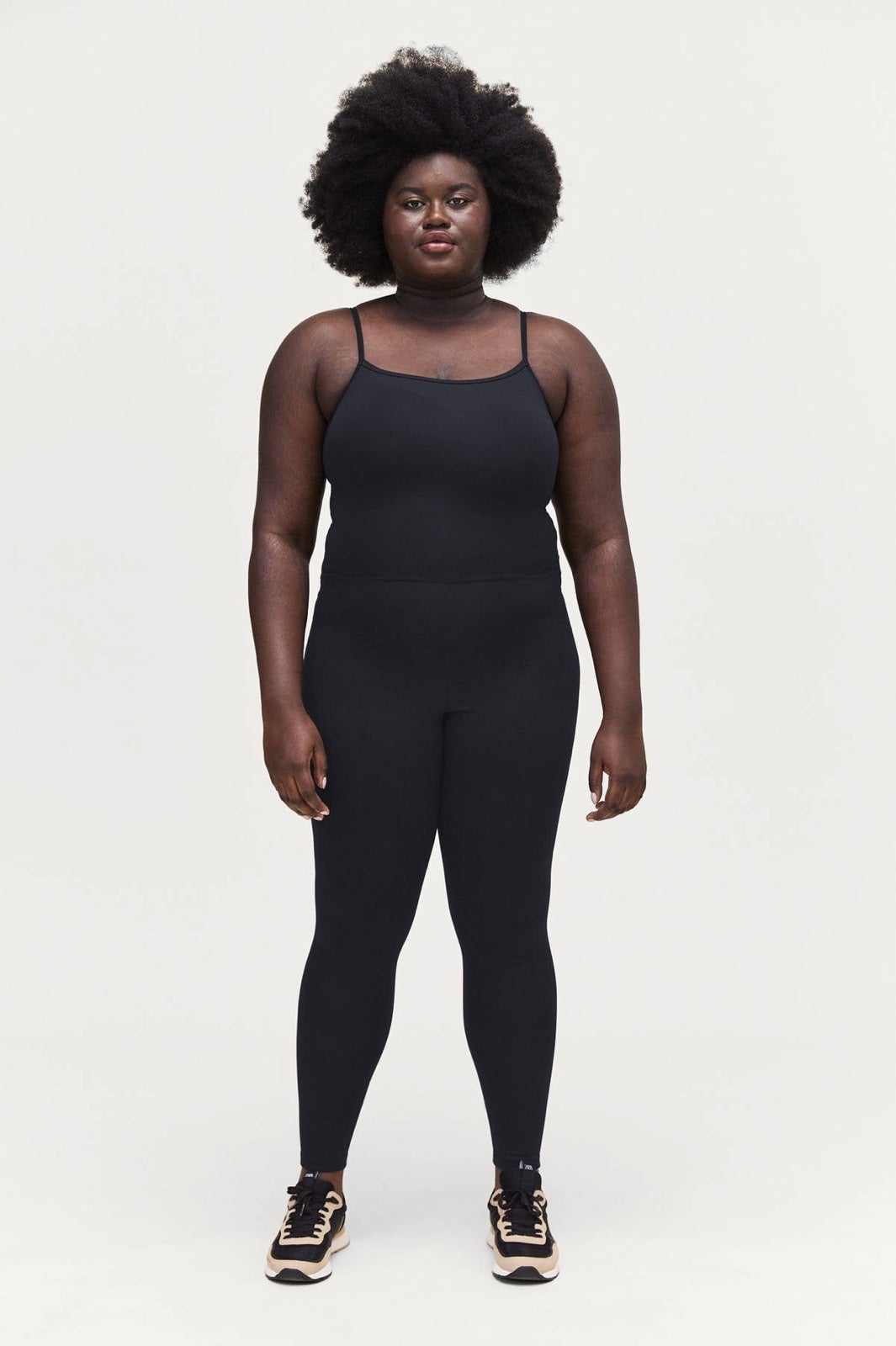 Girlfriend Collective Black Cami Unitard NWT