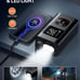 Tire Inflator Portable Air Compressor - 10000mAh Cordless Air Pump for Car Tires