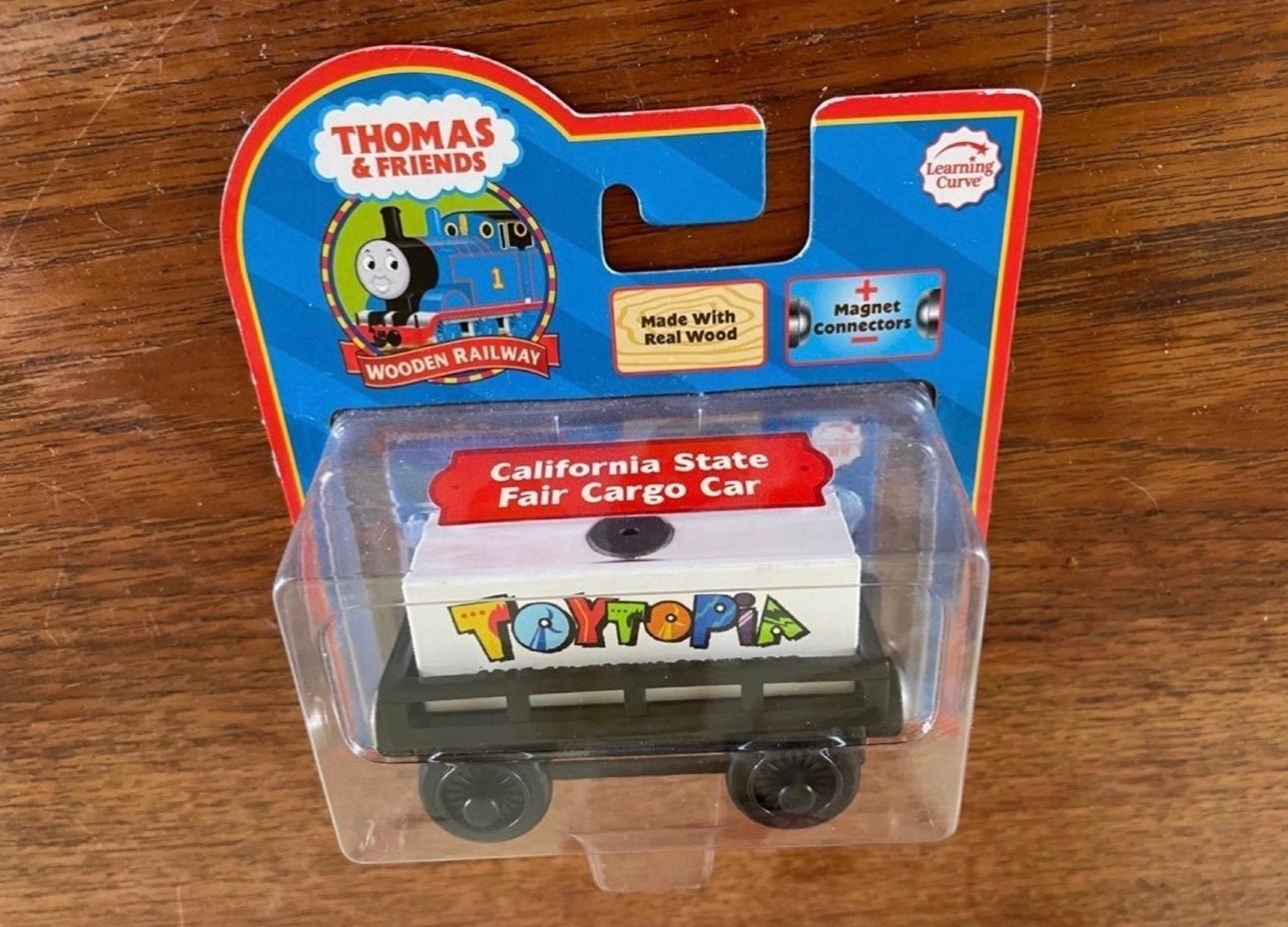 2007 Learning Curve Wooden Thomas Train California State Fair TOYTOPIA! New!