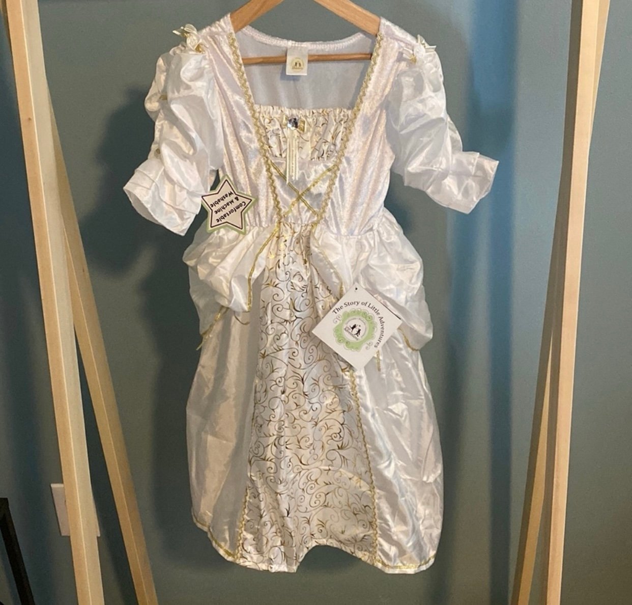 Little Adventures NWT Bride Child's Dress-Up Costume, Small Ages 3-5 years
