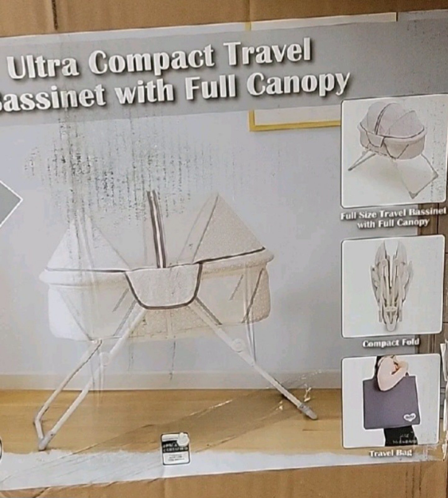 Delta children ez fold ultra compact bassinet