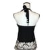 NWT! White House Black Market Palm Leaf Print Halter Silk Top Size 0