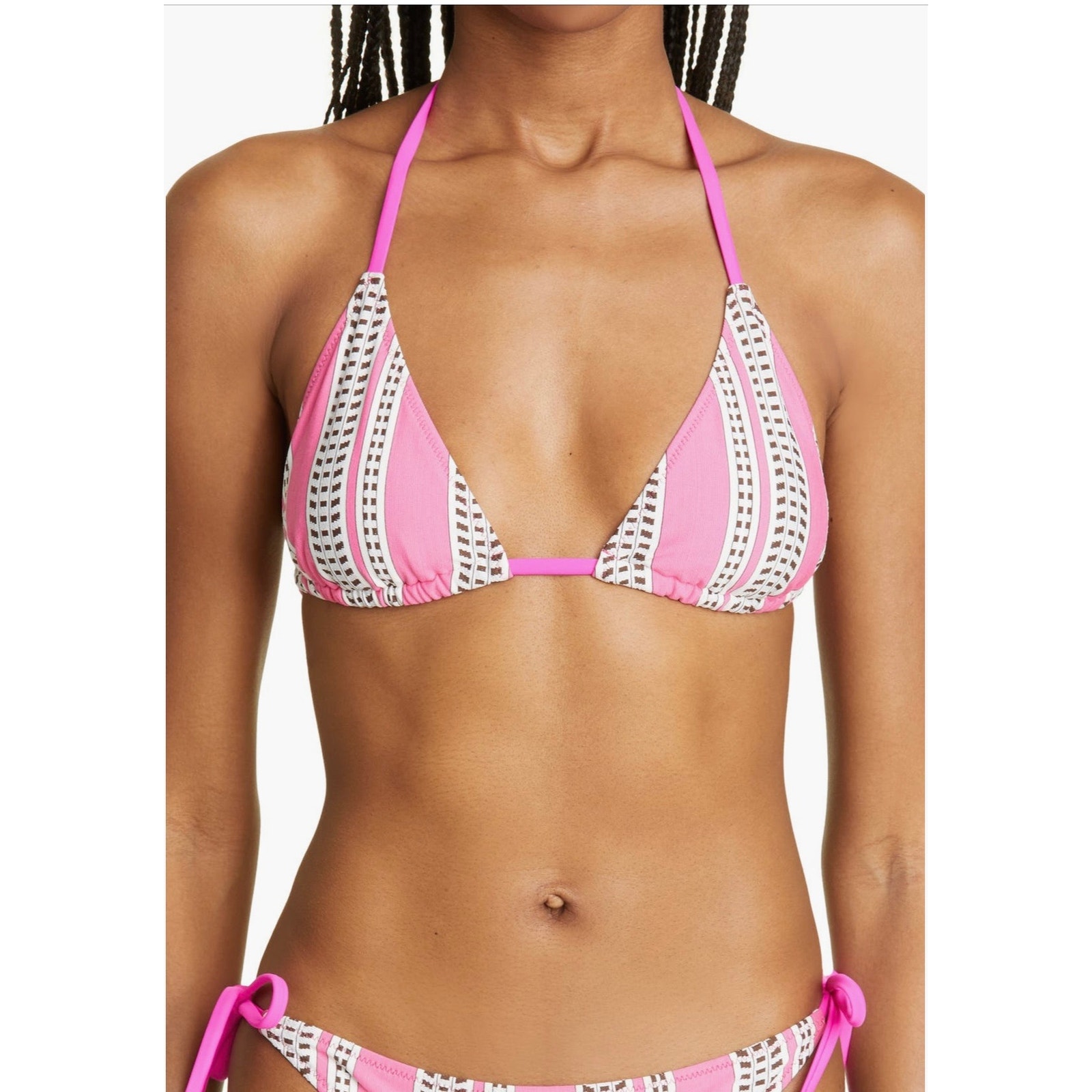 lemlem Amira Triangle Bikini Top size large (new) 135.00 retail price