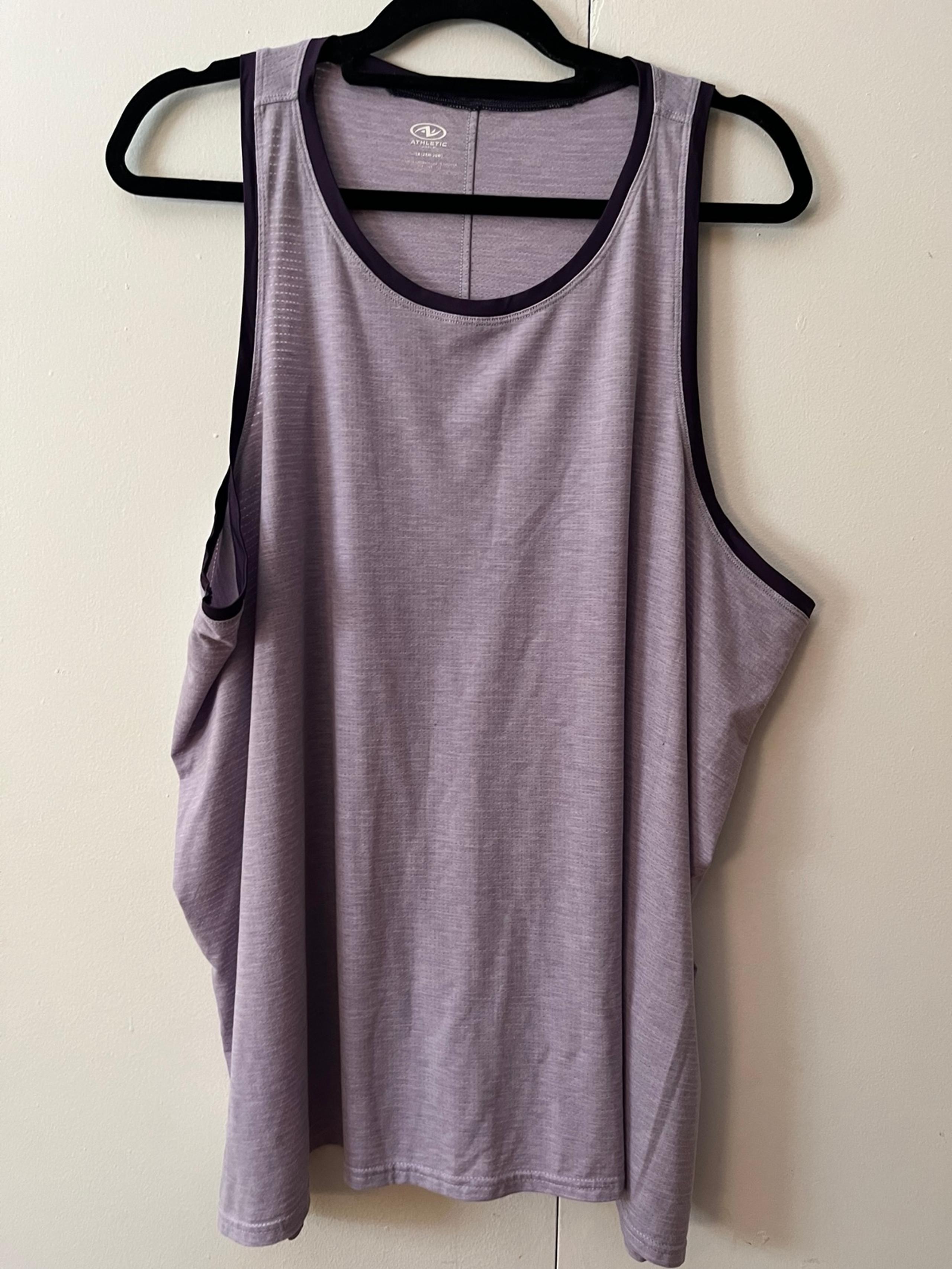 Athletic Works Purple Relaxed Tank Top size 3X