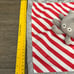 Belle Red Stripe Baby Octopus Blanket Lovey